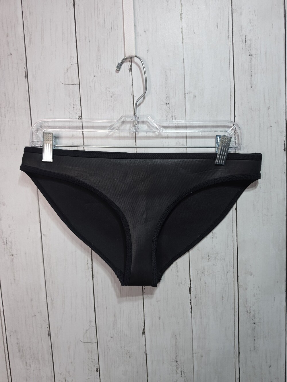 Triangl Women's Black 100% Neoprene Bikini Bottom Swimsuit Size XL.